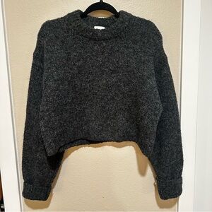 H&M Alpaca Blend Cropped Sweater